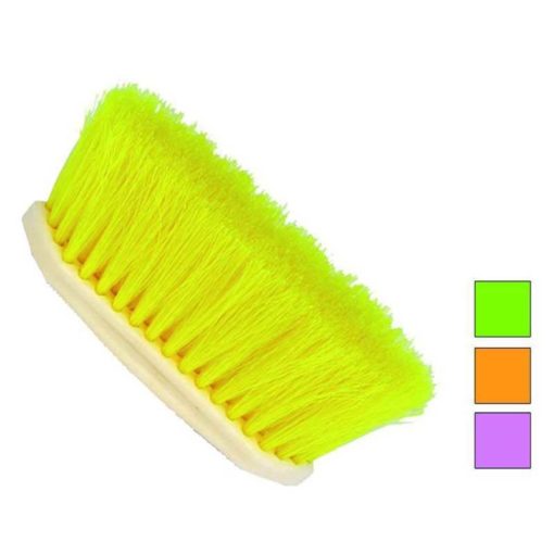 Daslo Alto Brush Plastic Handle Bristle FluorescentOrange
