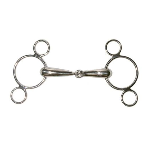 Filet Pessoa 3 Rings With Mouthpiece 22Mm Inox11.5 cm