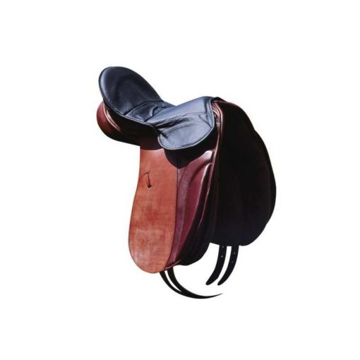 English Saddle Seat Cover With AlfagelWhite