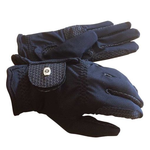 Mesh Gloves With SiliconeXSWhite