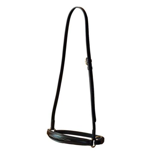 Noseband For English Raised Bridle With DecorationFullBrown